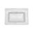 28" X 19" White Rectangular Single Vanity Top With 1 Faucet Hole And Overflow(Sink Only)