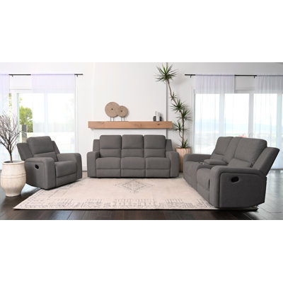 Ensemble de salon inclinable 3 pièces Brindy