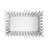Rabell Rectangle Sunburst Glass Wall Mirror