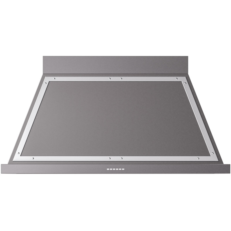 Hotte murale 48 pouces ILVE Nostalgie II Series Noblesse avec 600 pi³ / min, Graphite mat / chrome