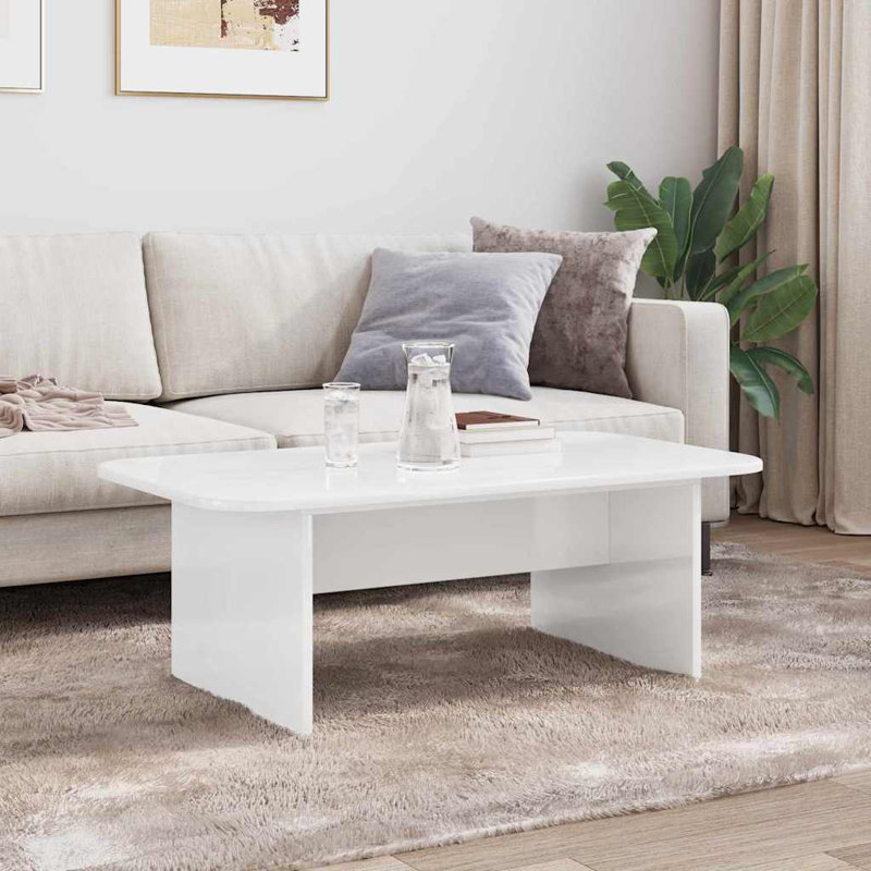 Coffee Table, High Gloss White