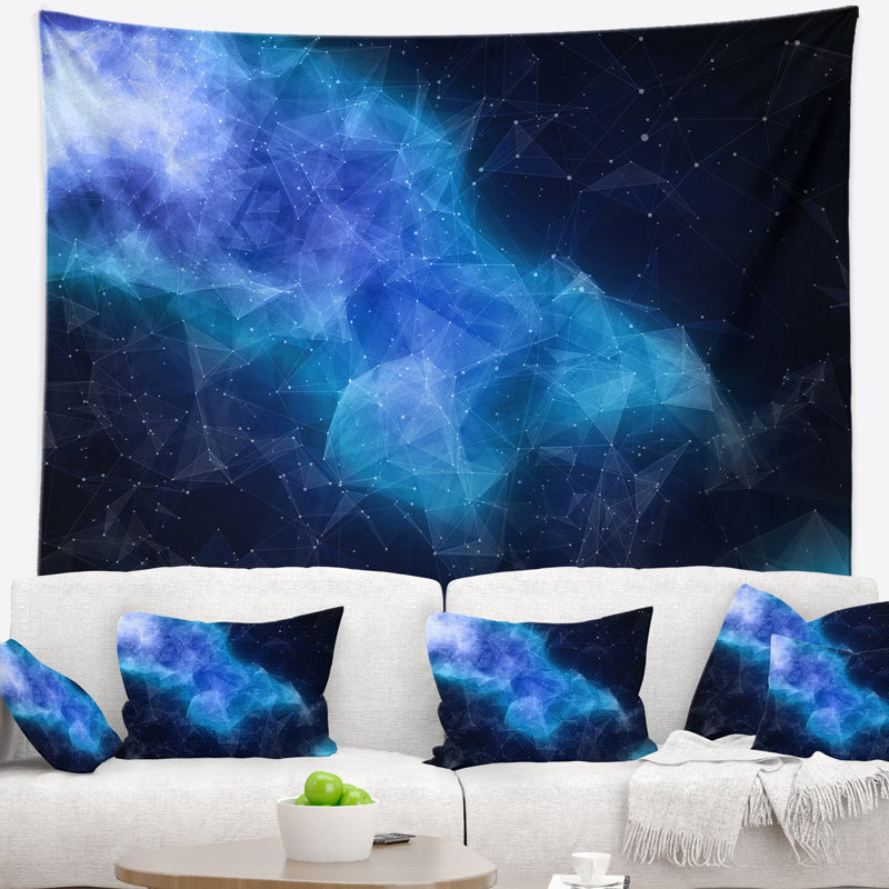 Tapisserie «Blue Nebula in Cosmos», H 50 po x l 60 po
