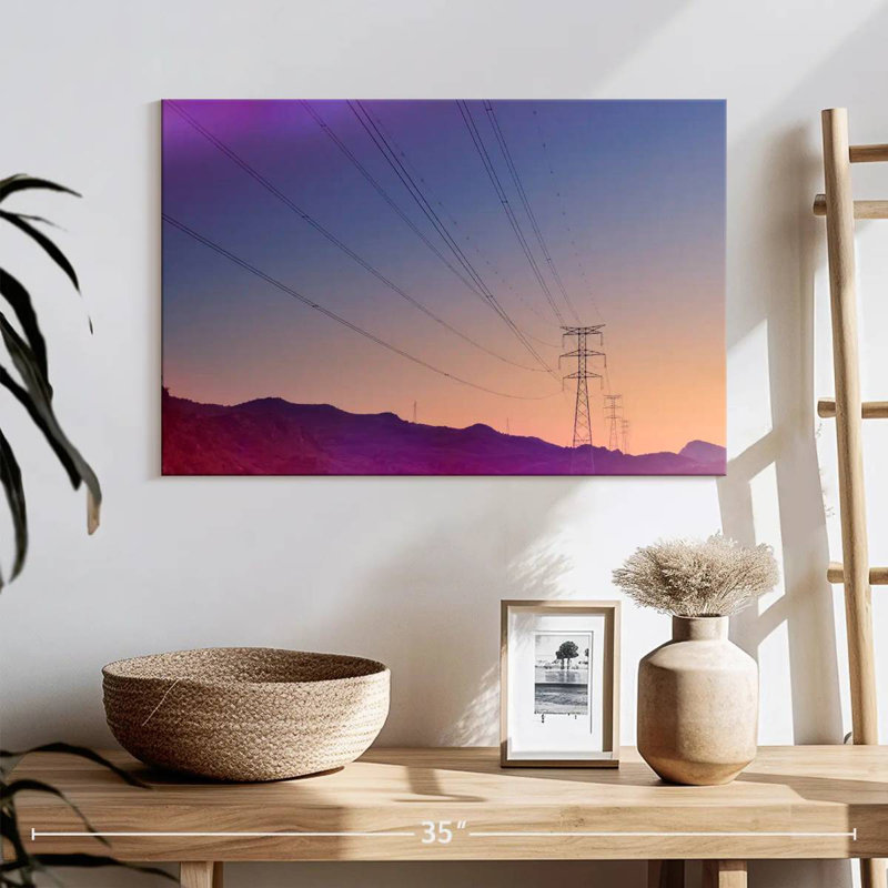 Lilie Power Lines, 16" H x 24" W