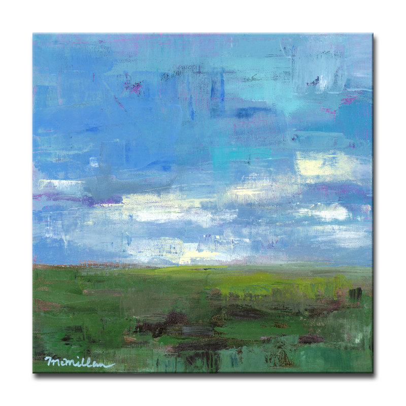 " Green Pastures ", 12" H x 12" W x 1.5" D