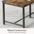Metal Base Computer Desk