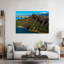 Elevated view of Diamond Head Lighthouse Diamond Head Honolulu Hawaii USA 1 Piece Wrapped Canvas Wall Art-1910517945