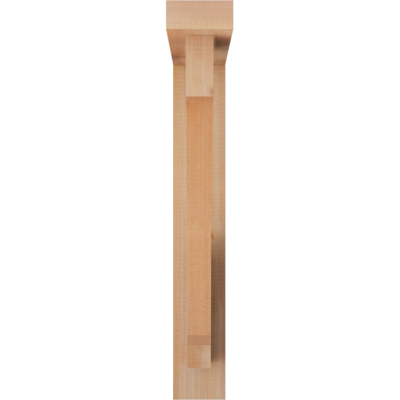Support de bloc impérial avec entretoise décalée, 24 x 20, Cèdre rouge occidental de l 3 1/2 po (lisse)
