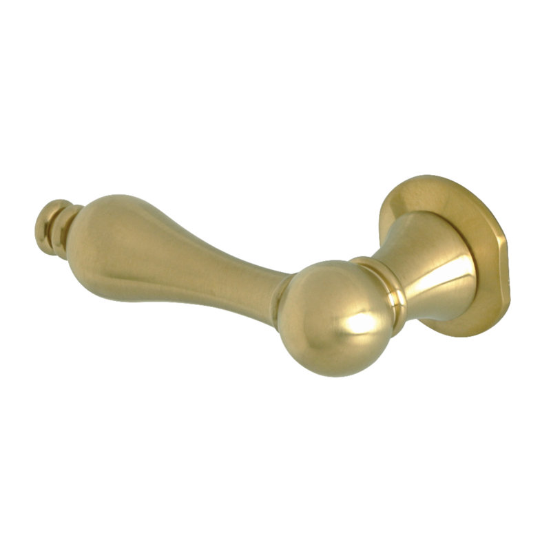 Kingston Brass Victorian Front Mount Toilet Tank Lever, Brushed Brass