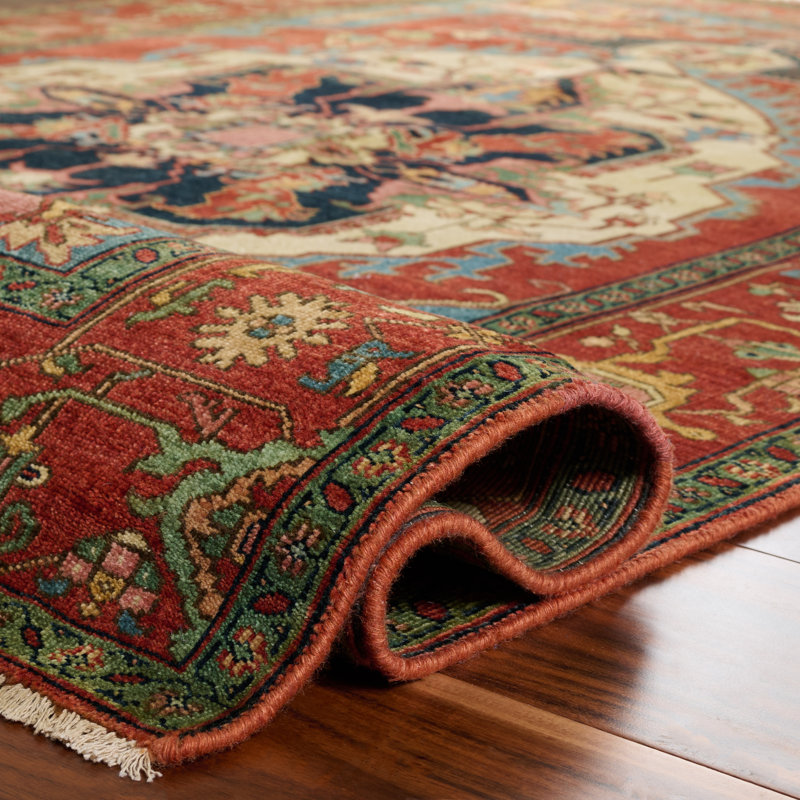 Ralph Lauren Gawsworth Wool, Cotton Oriental Rug, Rectangle 5' x 8'