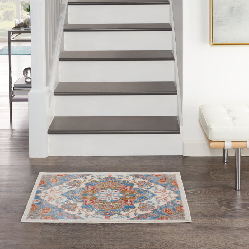 Tapis ivoire traditionnel Rheba, Rectangle 2 pi x 3 pi