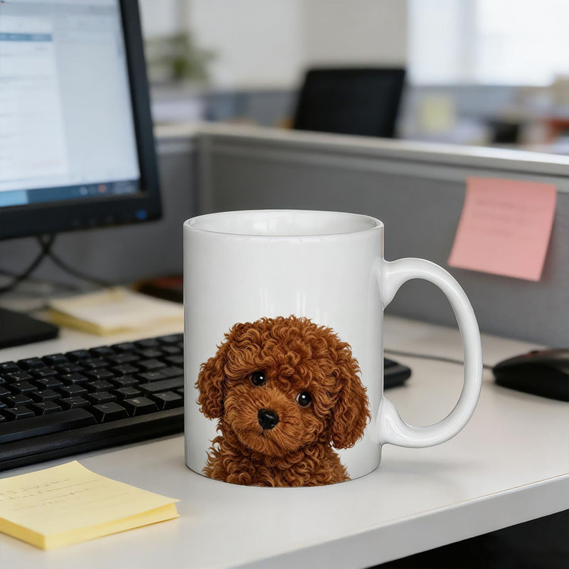 Cute Poodle Mug 11 0unce