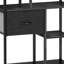 151 H X 72 W Corner Shelf Unit Wooden Bookcase for Living Room-2077592189