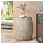 Outdoor Lightweight Concrete Side Table,
