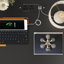 Tables de chevet 26 "avec prises USB et ports USB Arieyonna, 3 tiroirs, noir-1818178655