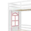 Structure de lit superposé en bois en forme de L avec fenêtre décorative, tablettes de rangement intégrées et escalier-1414964604-1414964603