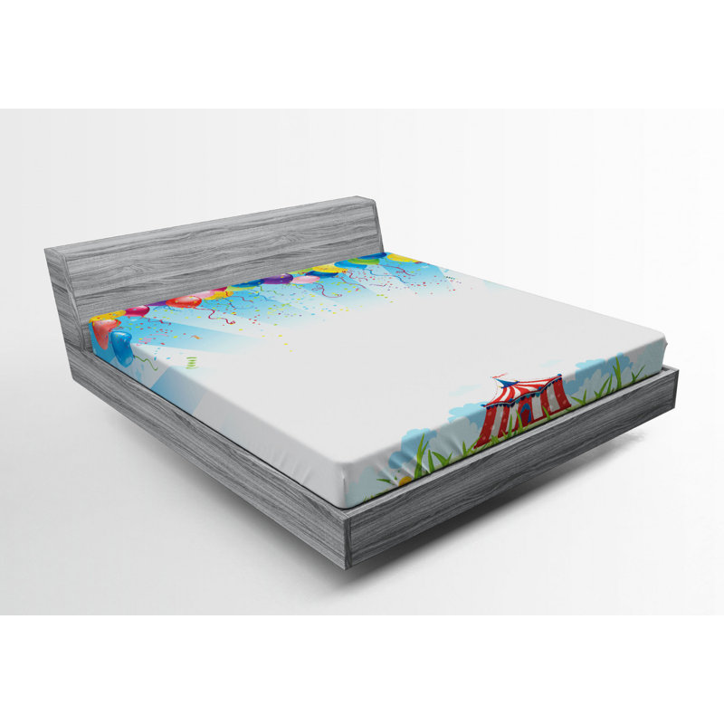 Circus Microfiber Fitted Sheet, Full Fitted Sheet