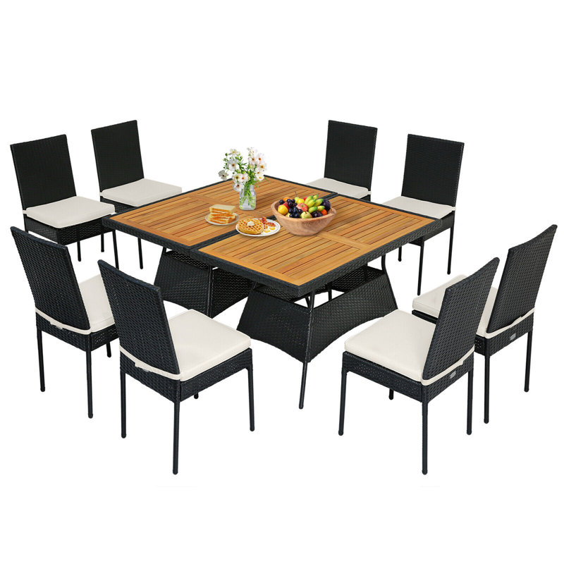Ensemble de salle à manger d'extérieur pour 47 personnes L 47 po Tomicko