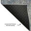 Premium Machine Washable Jacquez AMF1789 Modern Rug-780579065