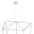 Luella 6 - Light Dimmable Lantern Geometric Chandelier