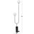 Ixia Contemporary Marble 73" Tree Floor Lamp-2009766076