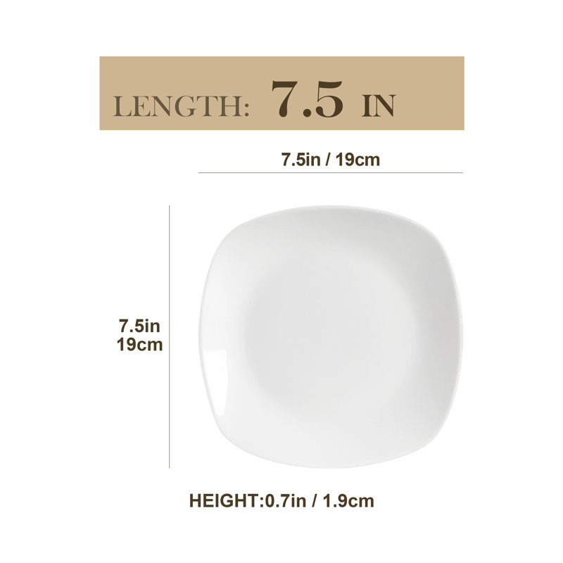  7.5" Dessert Plate Set, Set of 6