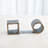 Geometry Bookends-Iron/Gold-Pair