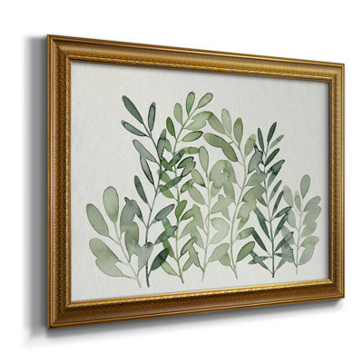 Forage Greens II - peinture sur toile encadrée