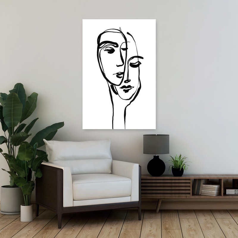 Art contemporain, art contemporain abstrait, H 24 po x l 16 po