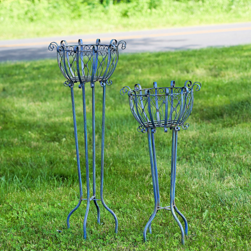 Custis Metal Weather Resistant Plant Stand