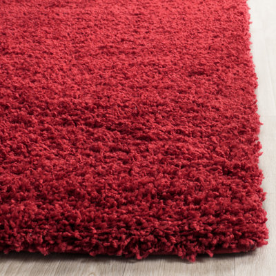 Tapis de couleur unie à poils longs Rizco Performance
