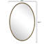 Miroir rétro en fer, effet antique, effet mural-1790631933