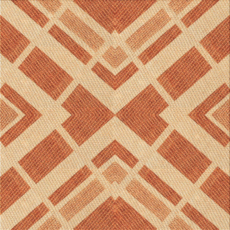 Tapis 100% à motif lavable à la machine 2989, Carré 6 pi
