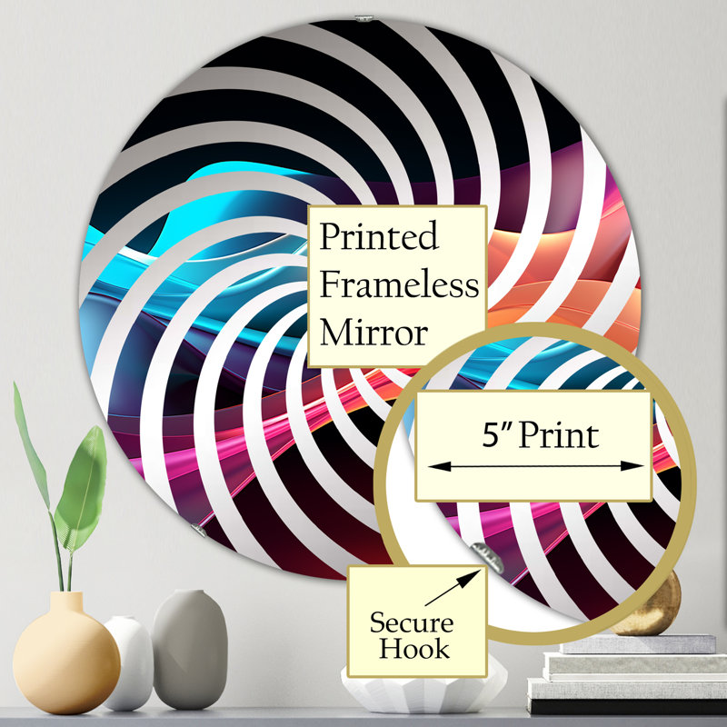 Circle Mirror, 23.6" x 23.6"