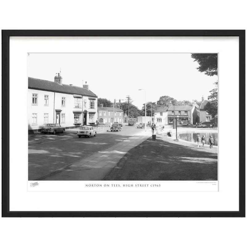 Norton On Tees, High Street C1965 - Single Picture Frame Print, 60cm H x 80cm W x 2.3cm D