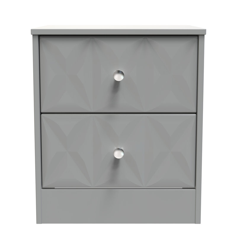 San Jose Bedside Table, Dusk Grey