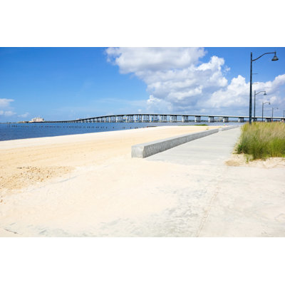 Biloxi Bay Bridge - Wrapped Canvas Print