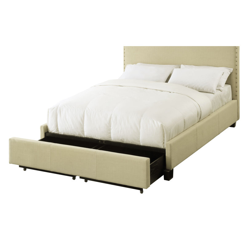 Lit escamotable avec rangement Behrang, Double