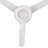 52" Daisy 3 - Blade LED White Smart Standard Ceiling Fan With Remote Control and Light Kit Included.