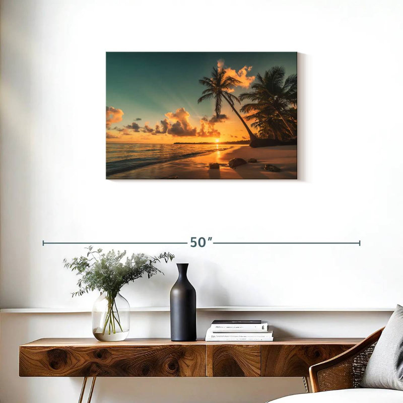 Palmier de Pointe Cana, H 20 po x l 30 po