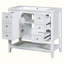 Meuble-lavabo simple 36 po avec plateau en bois manufacturé Payeng-590764949