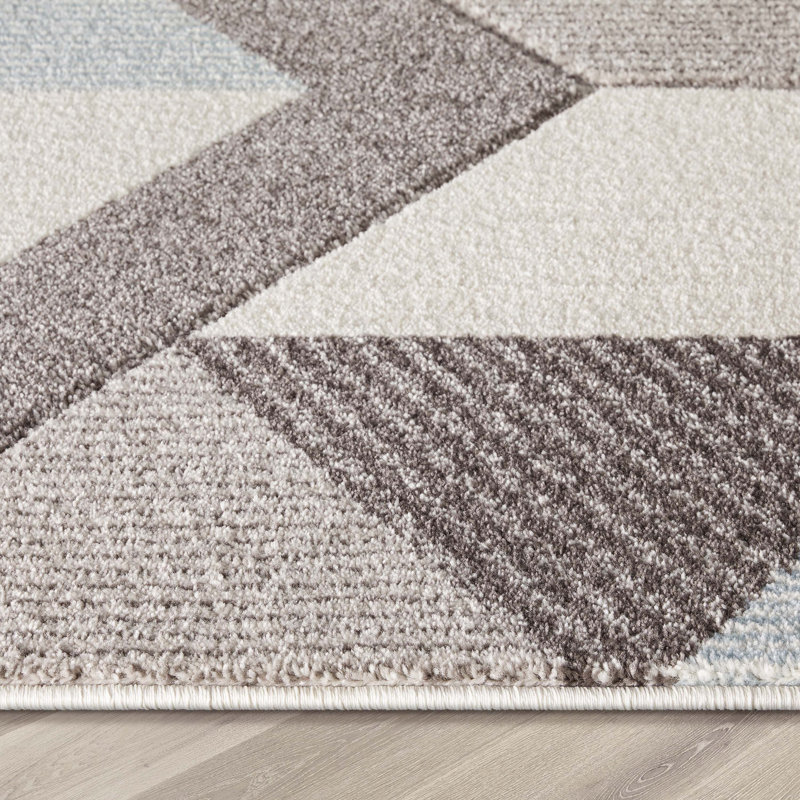 Ruby Geometric Area Rug, Rectangle 160 x 220cm