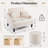 41" Oversized Accent Chair With Ottoman - 33.5'' Wide Seat Comfy Armchair And 2 Pillows-1115277388