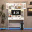 Bureau d'ordinateur l 40 po avec huche et armoire Shona-341136045