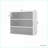 Cabinets: Off-White Shoe Storage Cabinet with RGB LED Lights, Sliding Glass Doors | 31.3”W x14.8”D x28.4”H | Minimalist | Bedroom-933225024