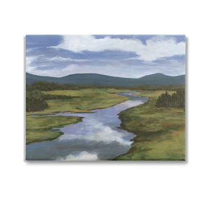Rivière avec reflet, art mural par Willett