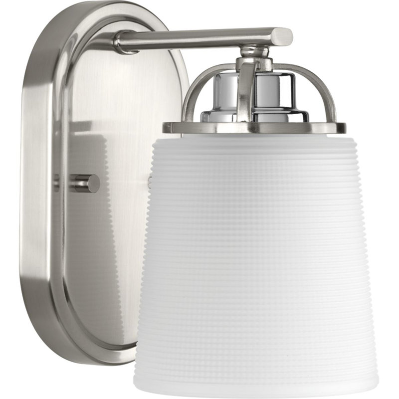 Éclairage pour meuble-lavabo 1 lumières Seydou, Nickel brossé