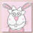 'Rabbit' Print on Wrapped Canvas-19625535