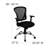 Mid-Back Mesh Swivel Task Office Chair with Chrome Base and Arms-1829379106