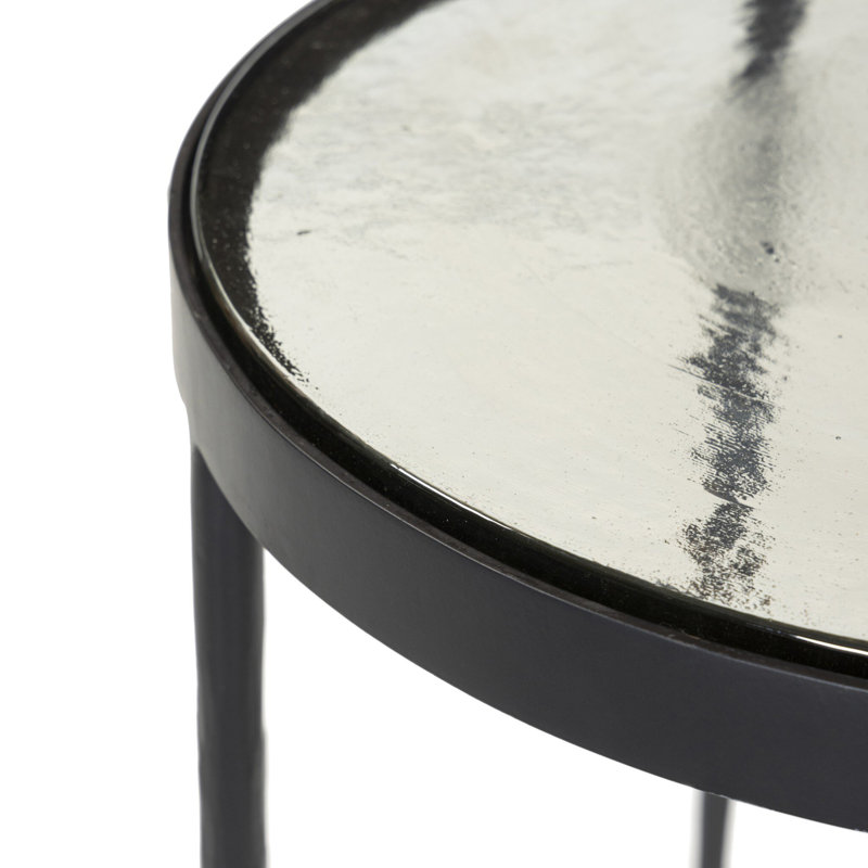 Yoko Coffee Table, 18.25" H x 20.5" L x 20.5" W, Clear