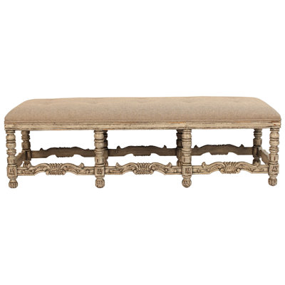 Finisterra Cotton Blend Upholstered Bench